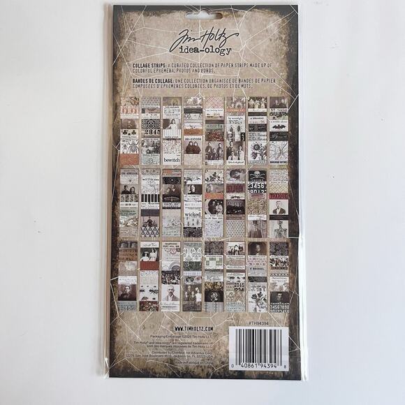 Tim Holtz idea-ology Halloween Sticker Book And Collage Strip Bundle - Picture 5 of 5